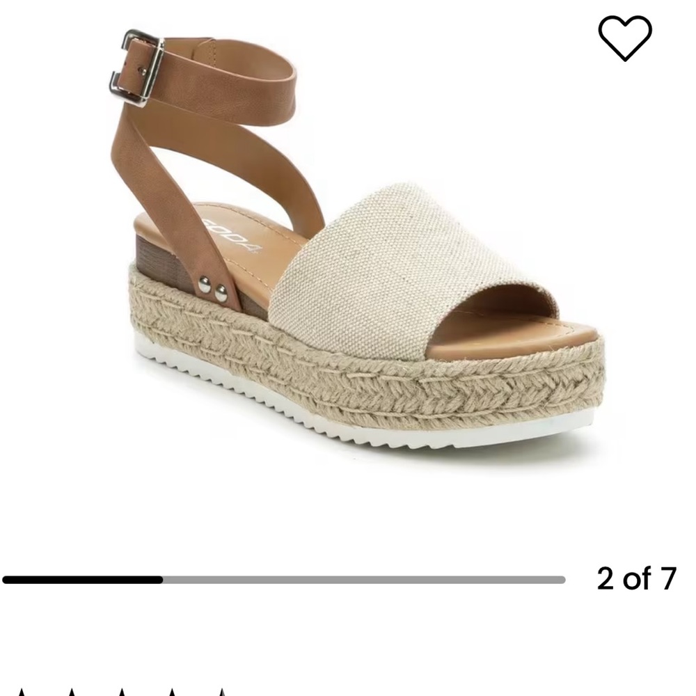 platform sandals size 8